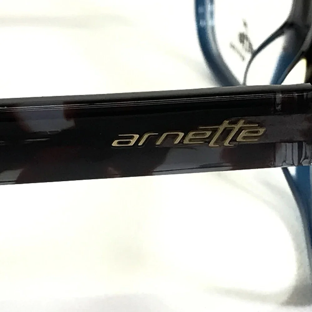 Arnette Eyeglasses Frames Drum Machine 7091 1169 Gray Tortoise Blue 51-17-135